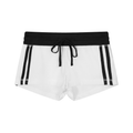 Women's Contrast Stripe Track Shorts