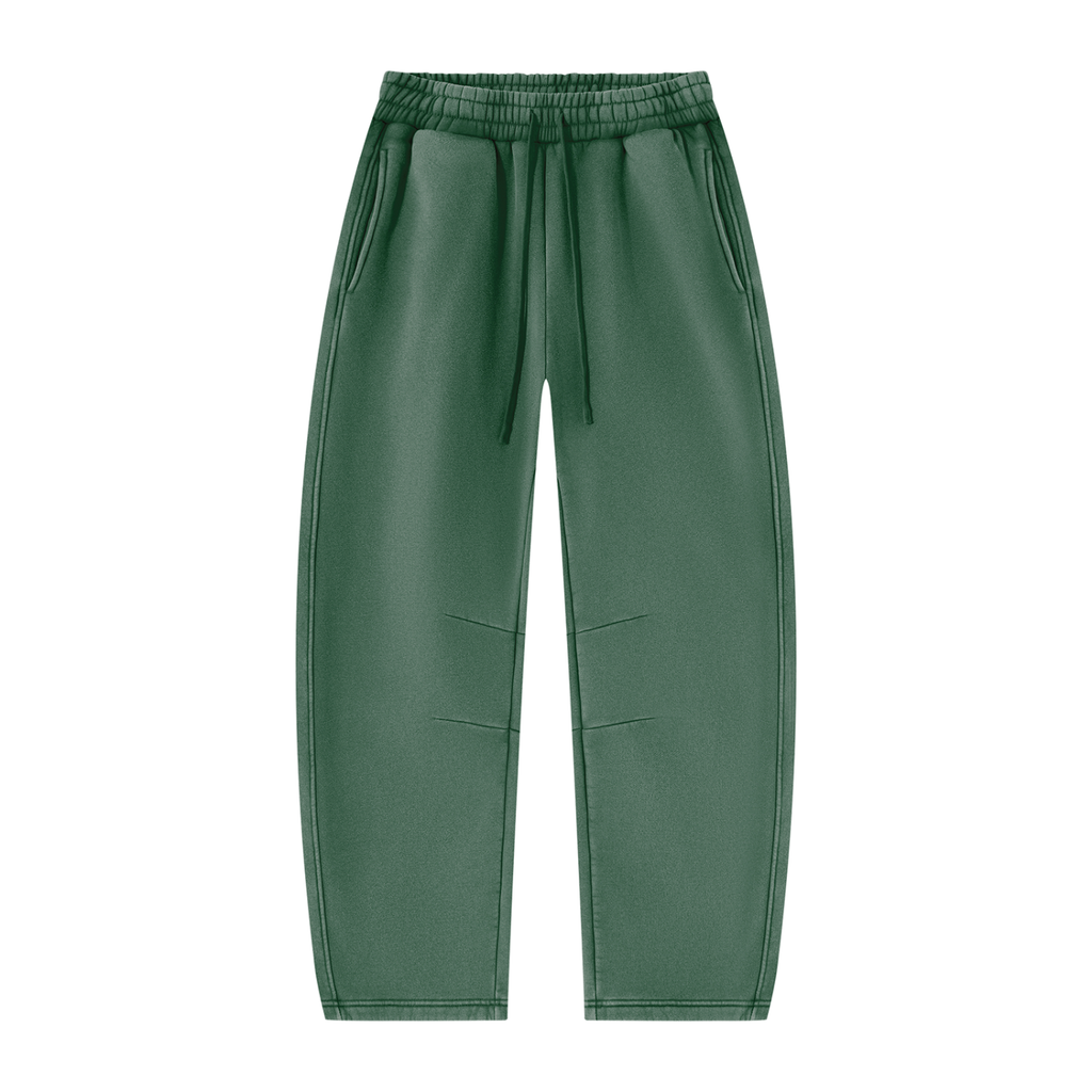 Vintage Wash Barrel Leg Fleece Sweatpants