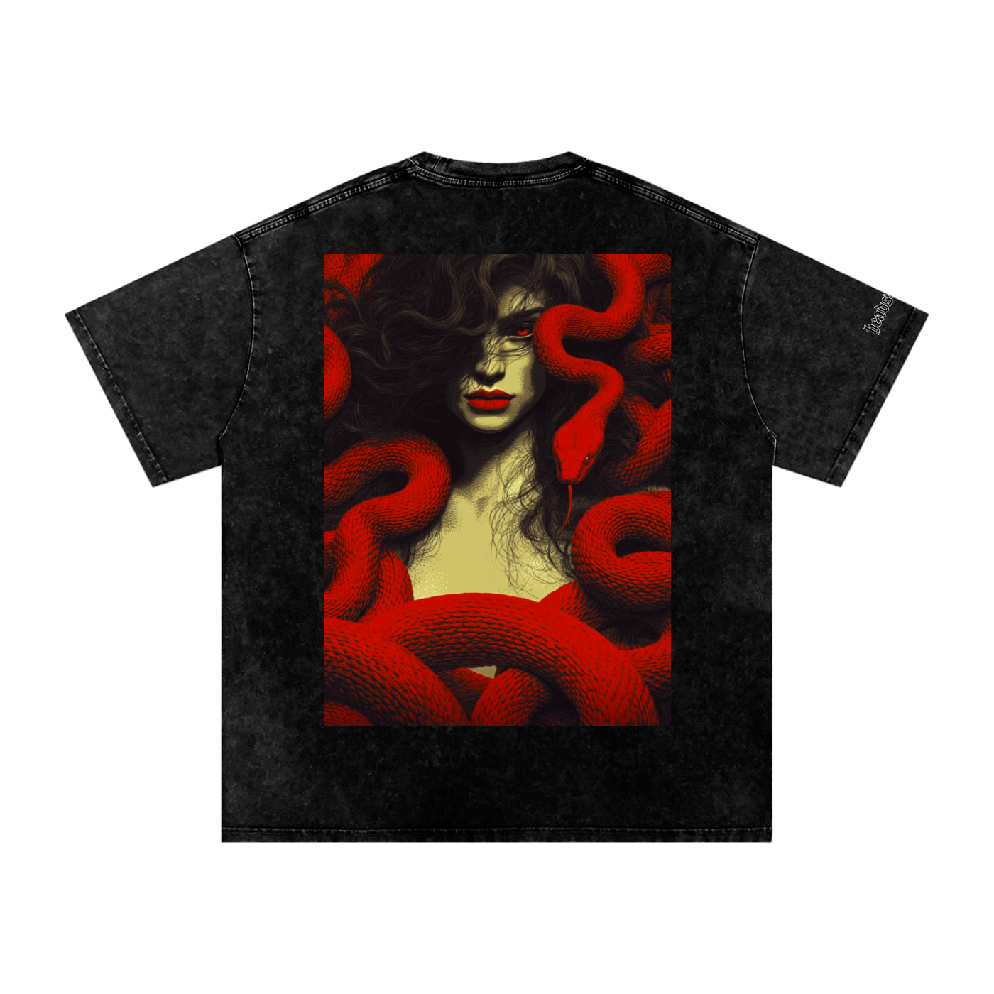 Lady in Red Oversized Tee