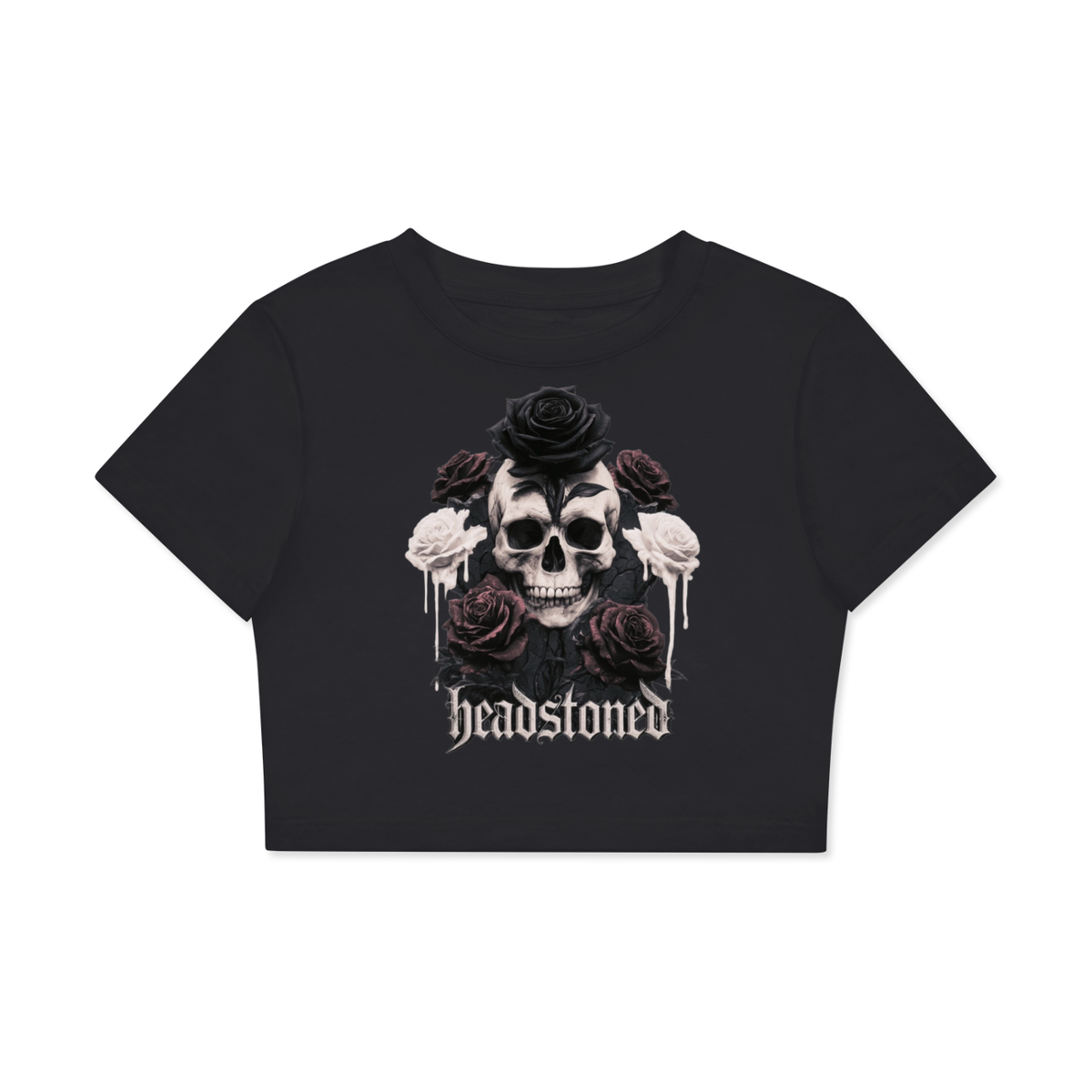 Fitted Crop Cotton T-Shirt