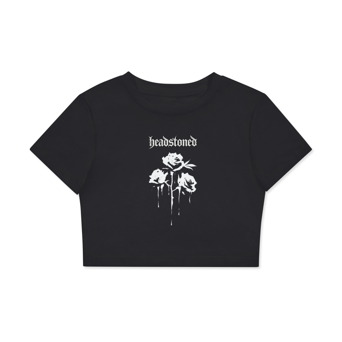 Fitted Crop Cotton T-Shirt